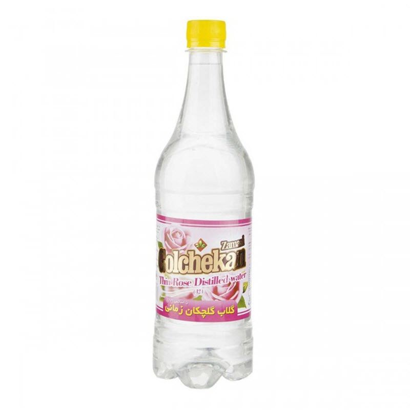 عرق گلاب ممتاز گلچکان زمانی 1 یک لیتری ظرف پت