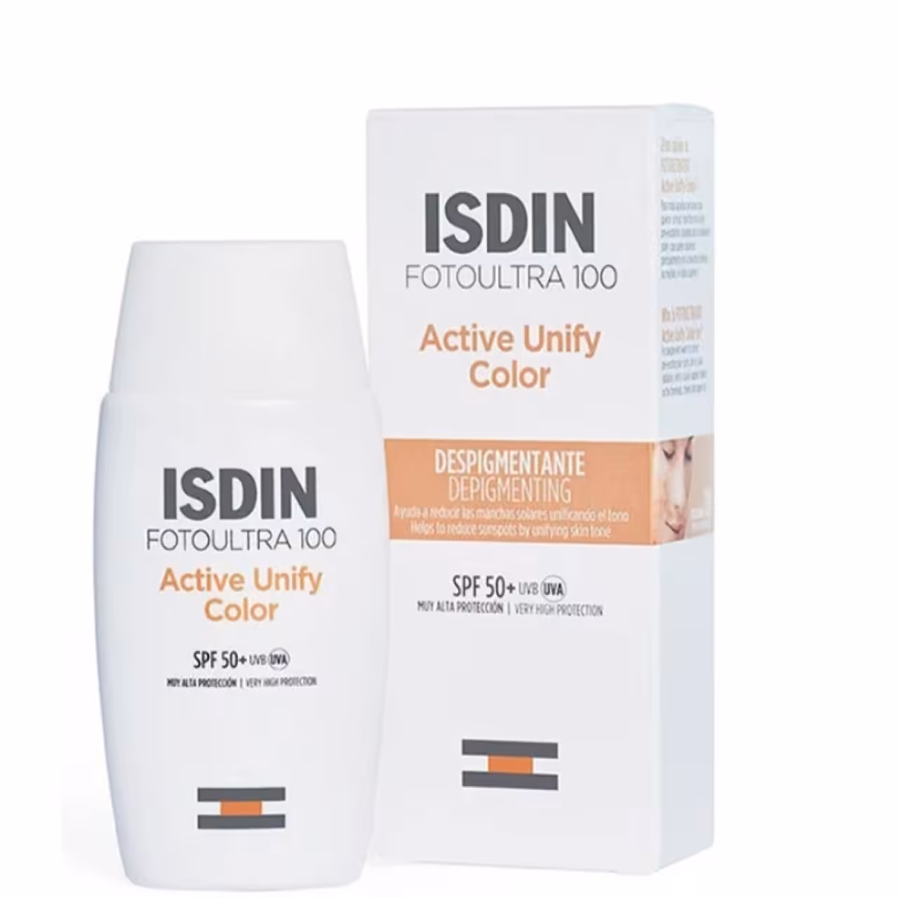 کرم ضدآفتاب رنگی ایزدین spf50 مدل active unify color حجم 50میل