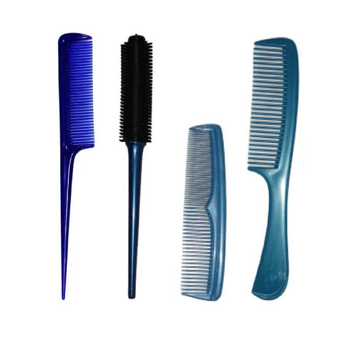 ست 4 عددی شانه (رنگ شانه ها متفاوت است)