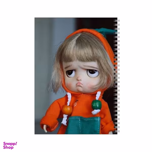 دفتر مشق 80 برگ بامبیلیپ طرح دختر دمق و لجوج کد 0785510