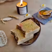 صابون طبیعی عسل و جو پرک برند بیسا