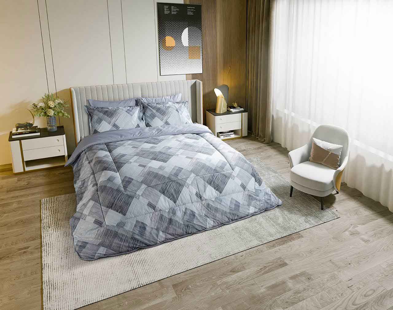 روتختی یک نفره آلوئه ورا لومانا 4تکه طرح Harir