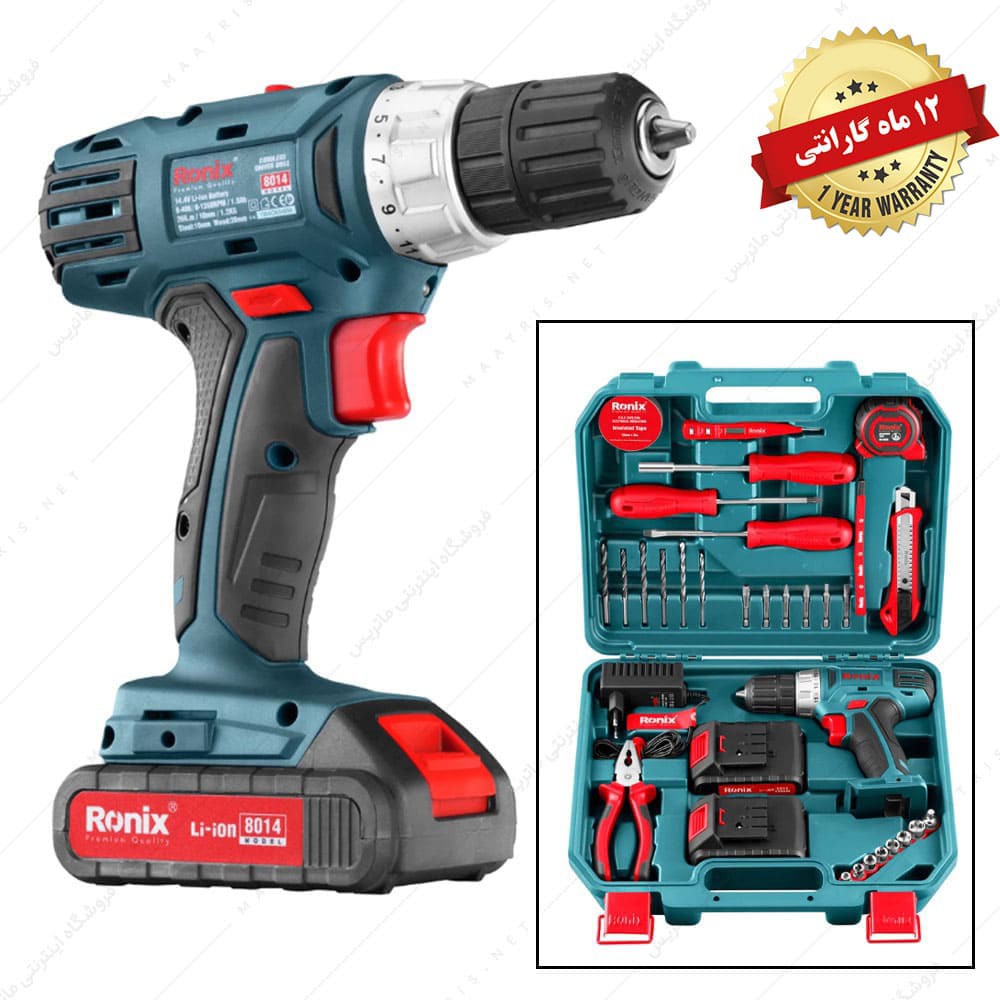 دریل پیچگوشتی شارژی رونیکس RS8014
