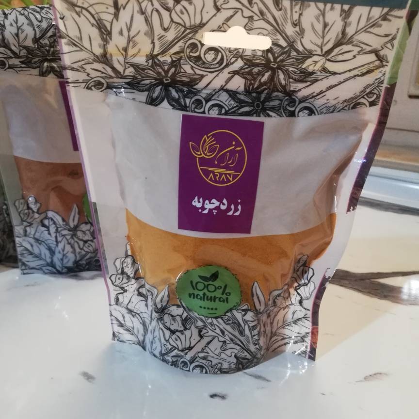 پودر زرد چوبه صد در صد خالص 200 گرمی 