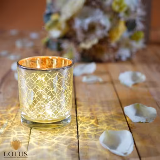 جا شمعی لیوانی مدل CHLOE کد TCH-6801