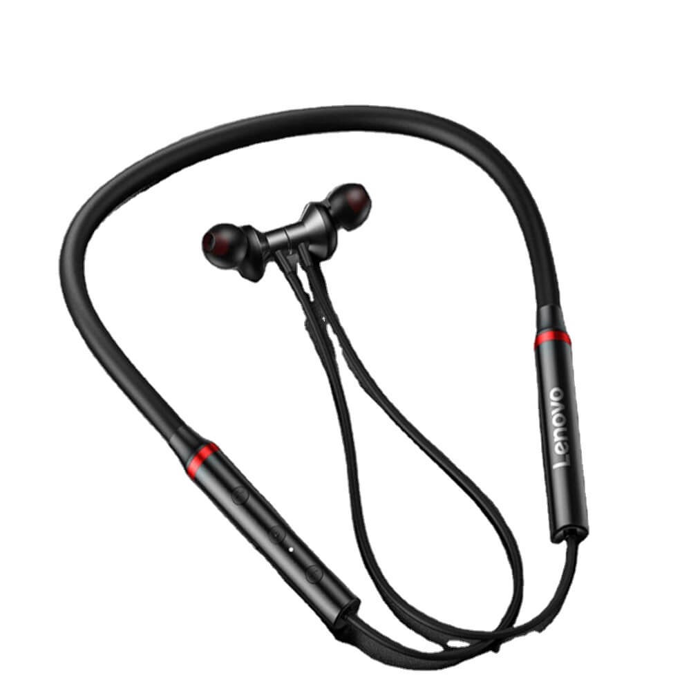هدفون گردنی بی سیم بلوتوثی لنوو مدل HANGING HEADPHONE با قابلیت انعطاف پذیر