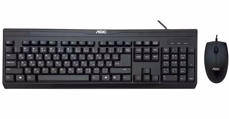 کیبورد و ماوس ای او سی مدل KM100