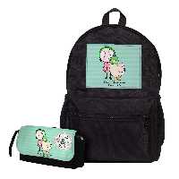 کوله پشتی طرح سارا و اردک کد Sarah and Duck