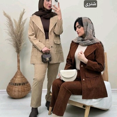 مانتو اسپرت زنانه مدل ست مانتو شلوار حنانه