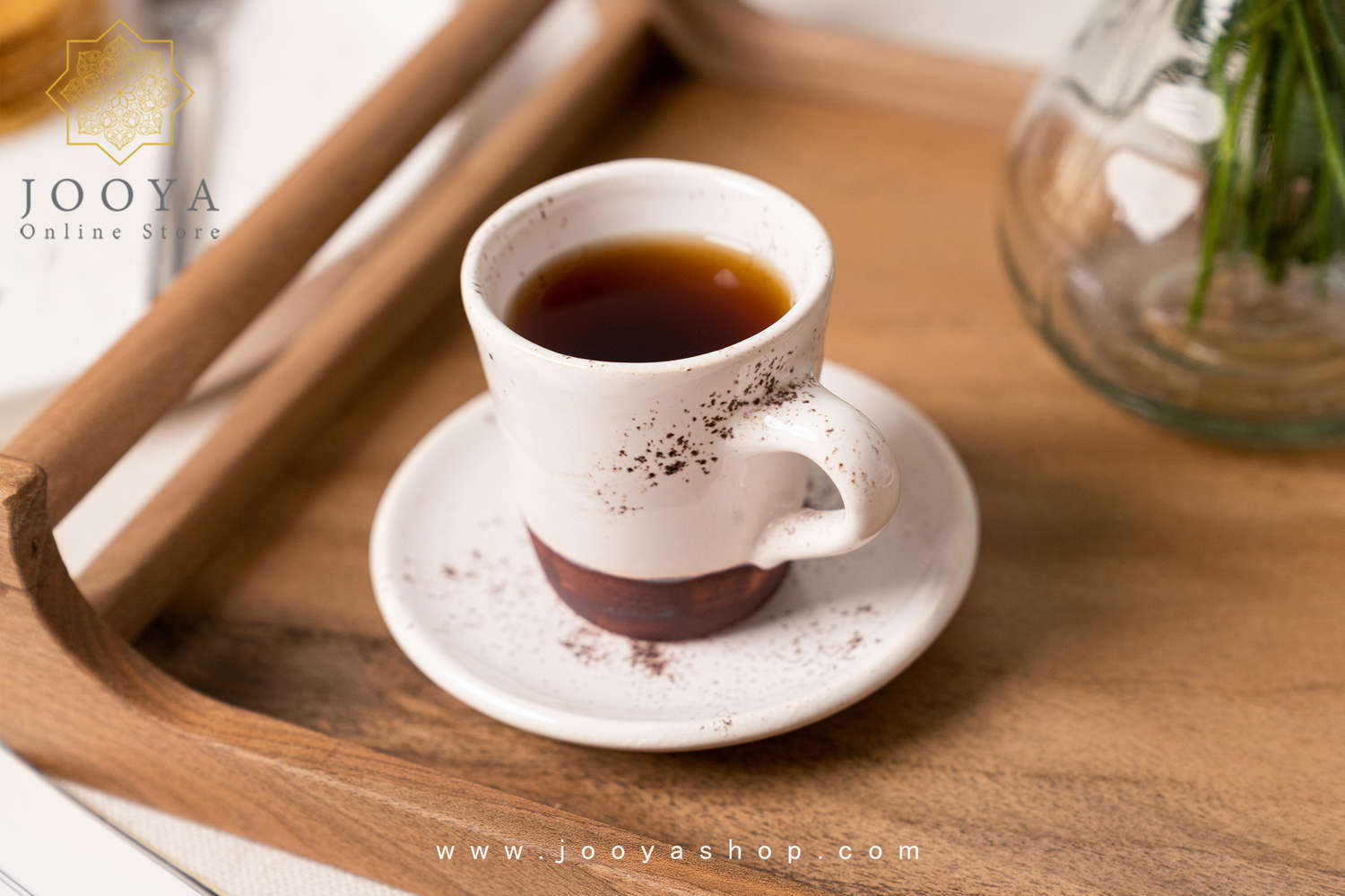 قهوه خوری سرامیکی سفید