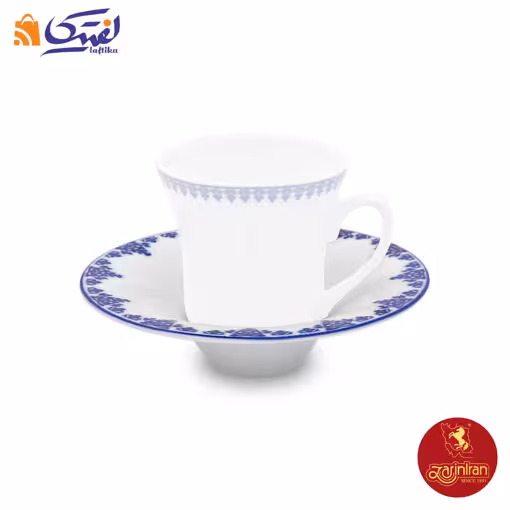 نعلبکی زیر استکانی چینی زرین شهرزاد سمرقند سایز 15