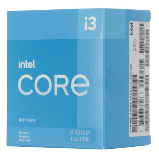 پردازنده CPU اینتل باکس مدل Core i3-10105F فرکانس 3.7 گیگاهرتز
