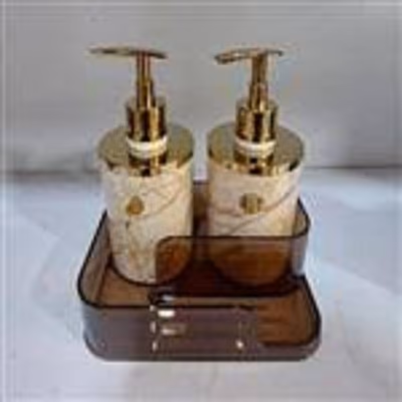 جا مایع دو قلو رومیزی کرم 