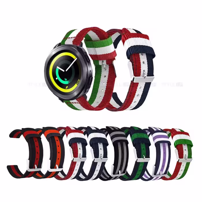 بند ساعت هوشمند سامسونگ Samsung Gear Sport مدل نایلونی