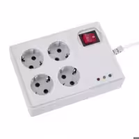 محافظ برق چهار خانه پارت مدل 2204 ارت دار کابل 1.8 متر