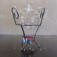 قوری زعفران با پایه