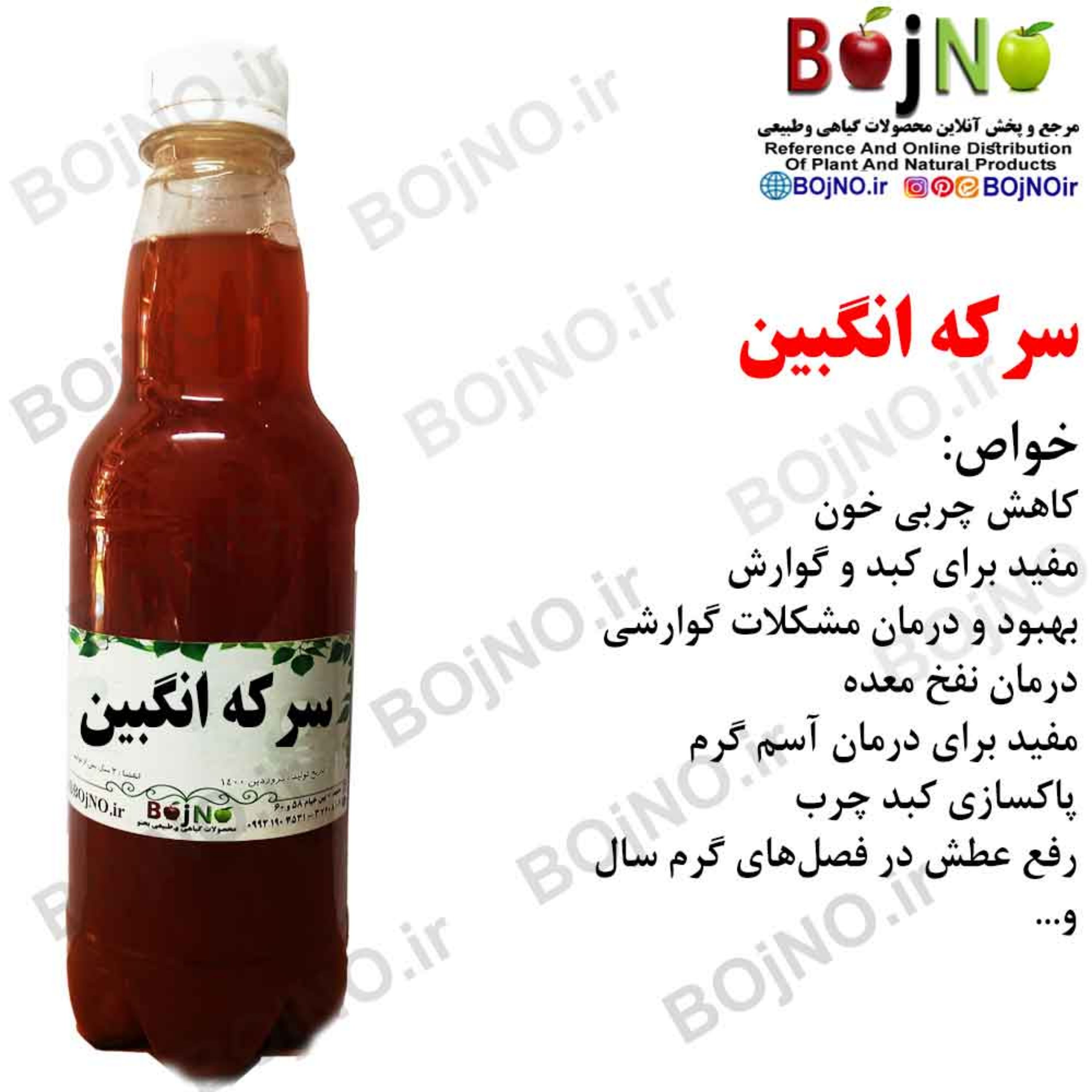 سرکه انگبین سنتی گیاهیس