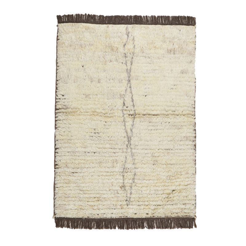 گبه  دستبافت دو متری مدل شگی طرح مراکشی کد 4010927