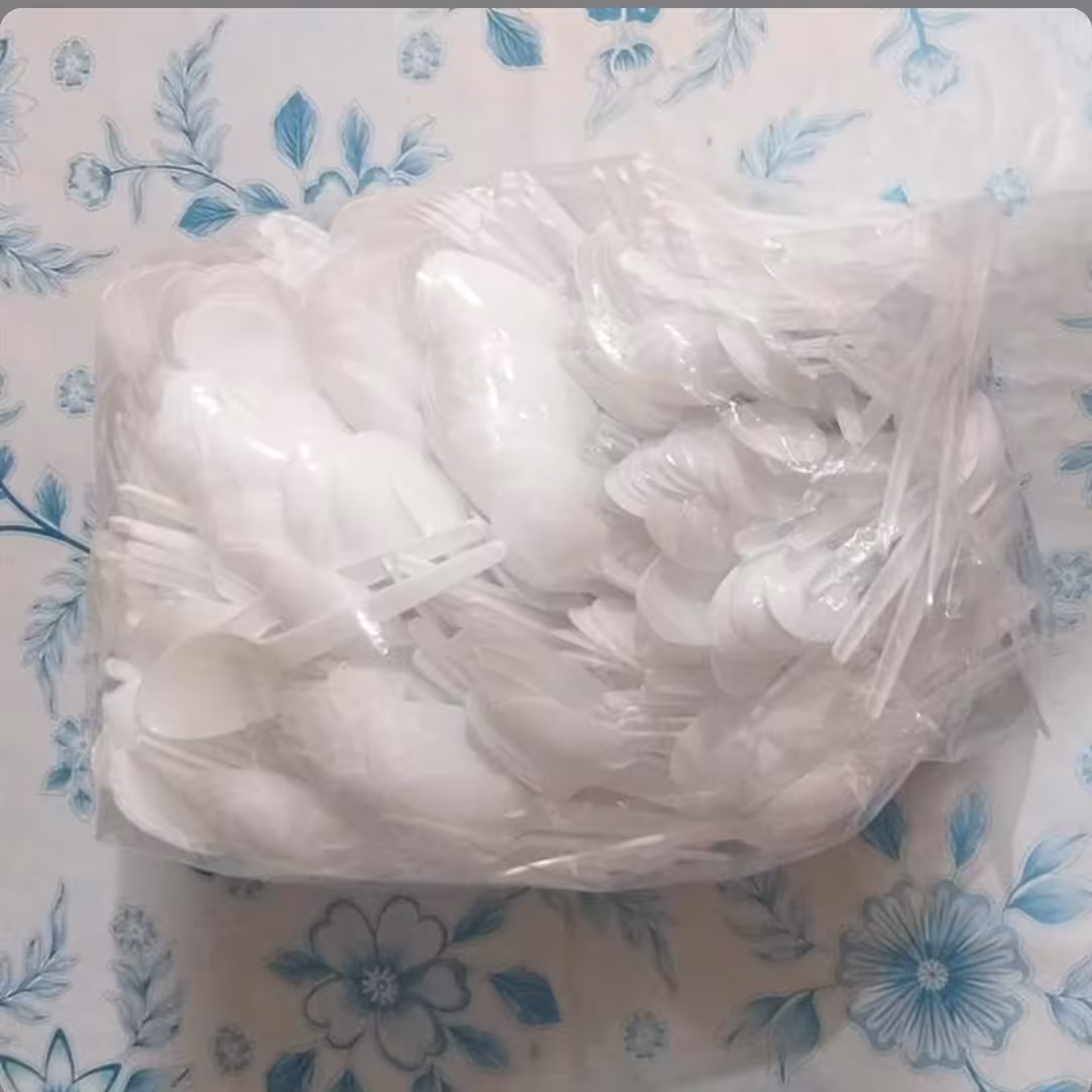 قاشق یک بارمصرف سفید(بسته 500 عددی)
