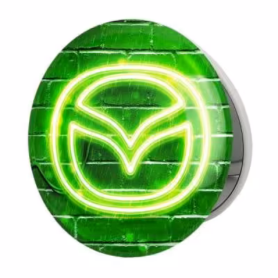 آینه جیبی خندالو طرح مزدا mazda مدل تاشو کد 23513