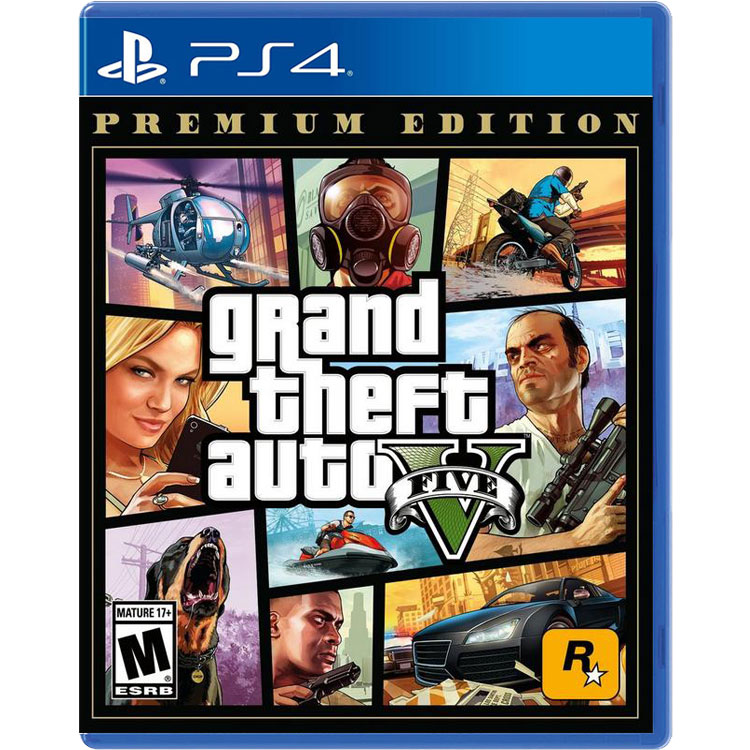 بازی GTA V: Premium Edition مخصوص PS4
