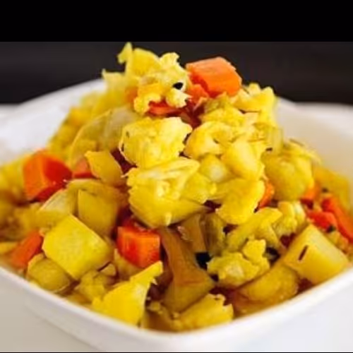 ترشی مخلوط خانگی نیم کیلویی