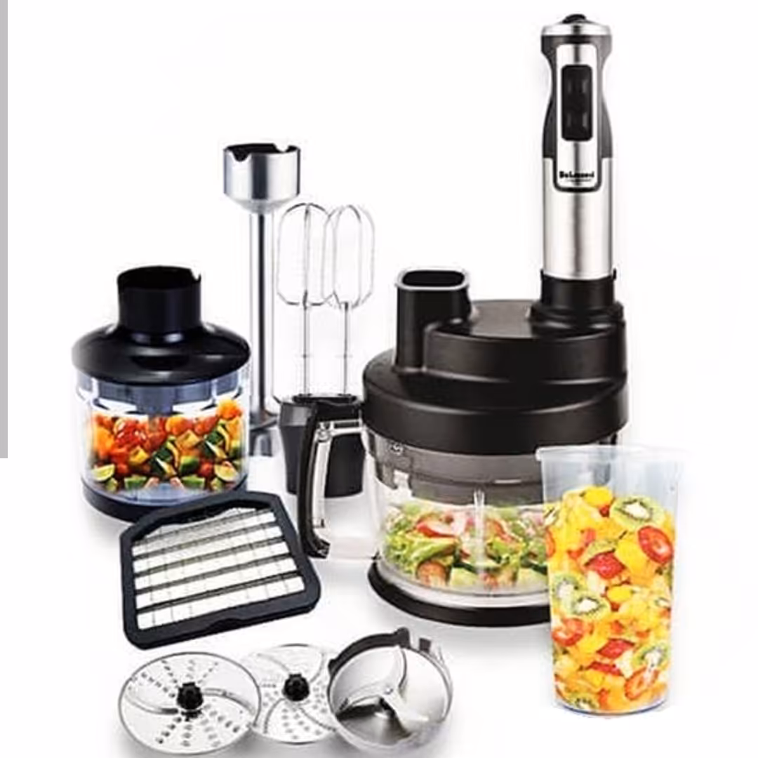 غذاساز و خرد کن حرفه ای دلمونتی 12کاره حتی نگینی سایز بزرگ