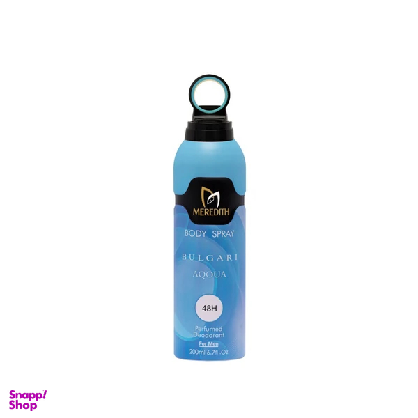 بادی اسپلش مردانه مردیت مدل Aqoua حجم 200 میلی لیتر