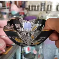 پیاله 6عددی اصلی ژاپن دودی طلایی استارلت 