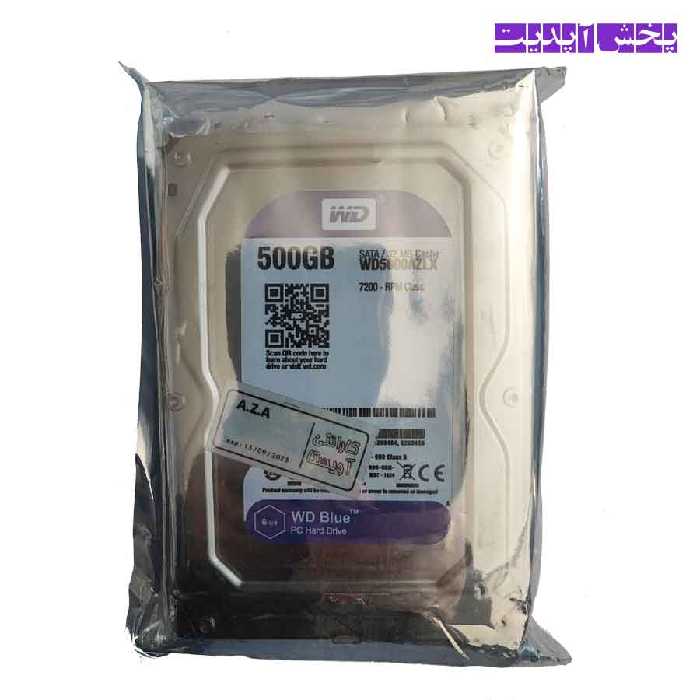 هارد دیسک اینترنال وسترن دیجیتال مدل سری بنفش ظرفیت 500 گیگابایت