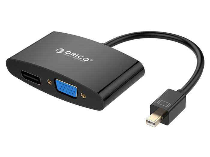 مبدل مینی دیسپلی پورت به اچ دی ام آی و وی جی ای اوریکو Orico Mini DisplayPort to HDMI / VGA Adapter DMP-HV2