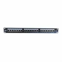 پچ پنل 24 پورت CAT6 STP همراه با کیستون کی نت مدل K-NPC6S024