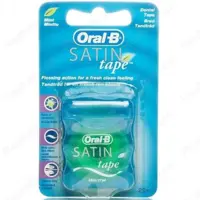 نخ دندان ابریشمی ساتین فلاس اورال بی Oral-B Satin Floss 25 m