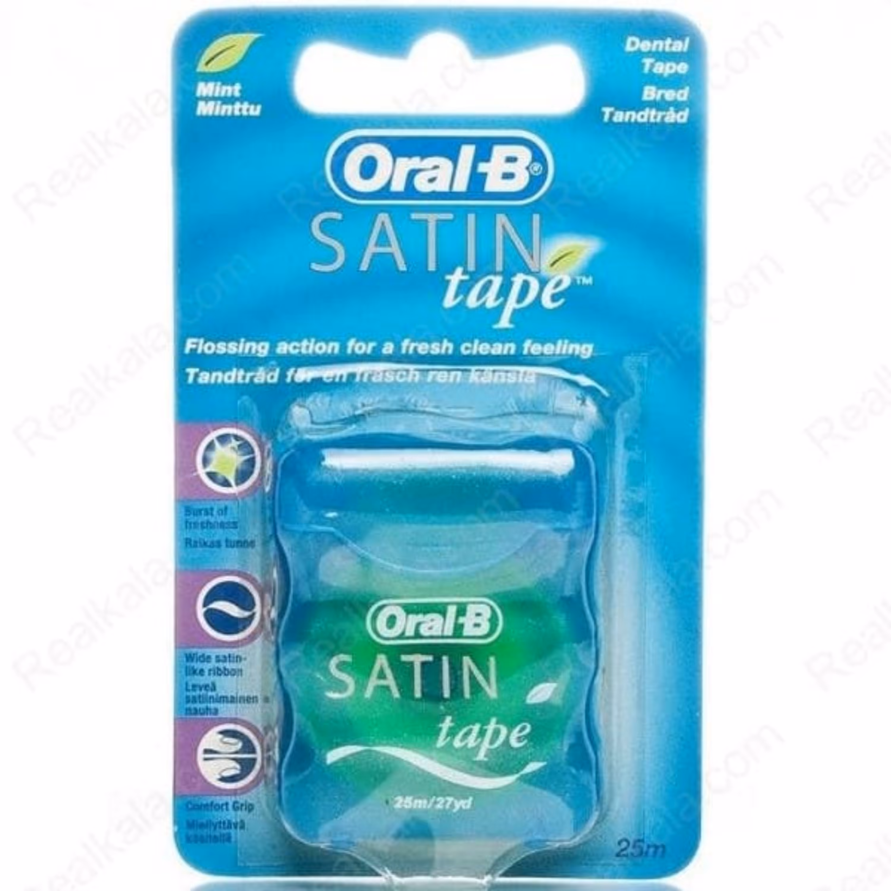 نخ دندان ابریشمی ساتین فلاس اورال بی Oral-B Satin Floss 25 m