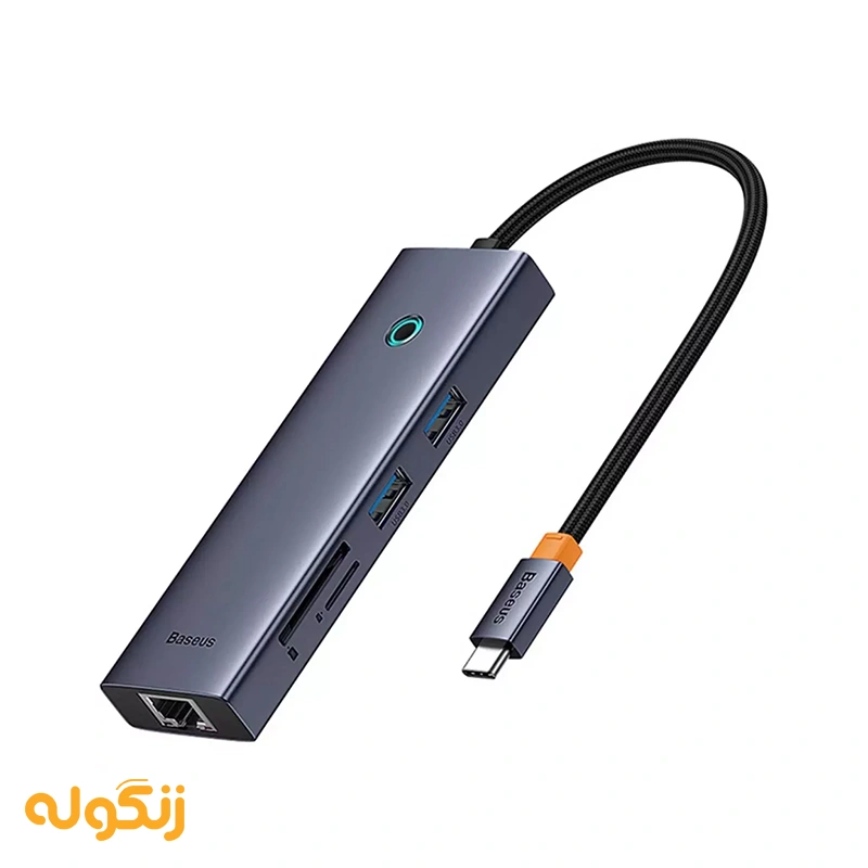 هاب 7 پورت بیسوس Baseus UltraJoy Series 7-Port مدل B00052805813-00 - زنگوله