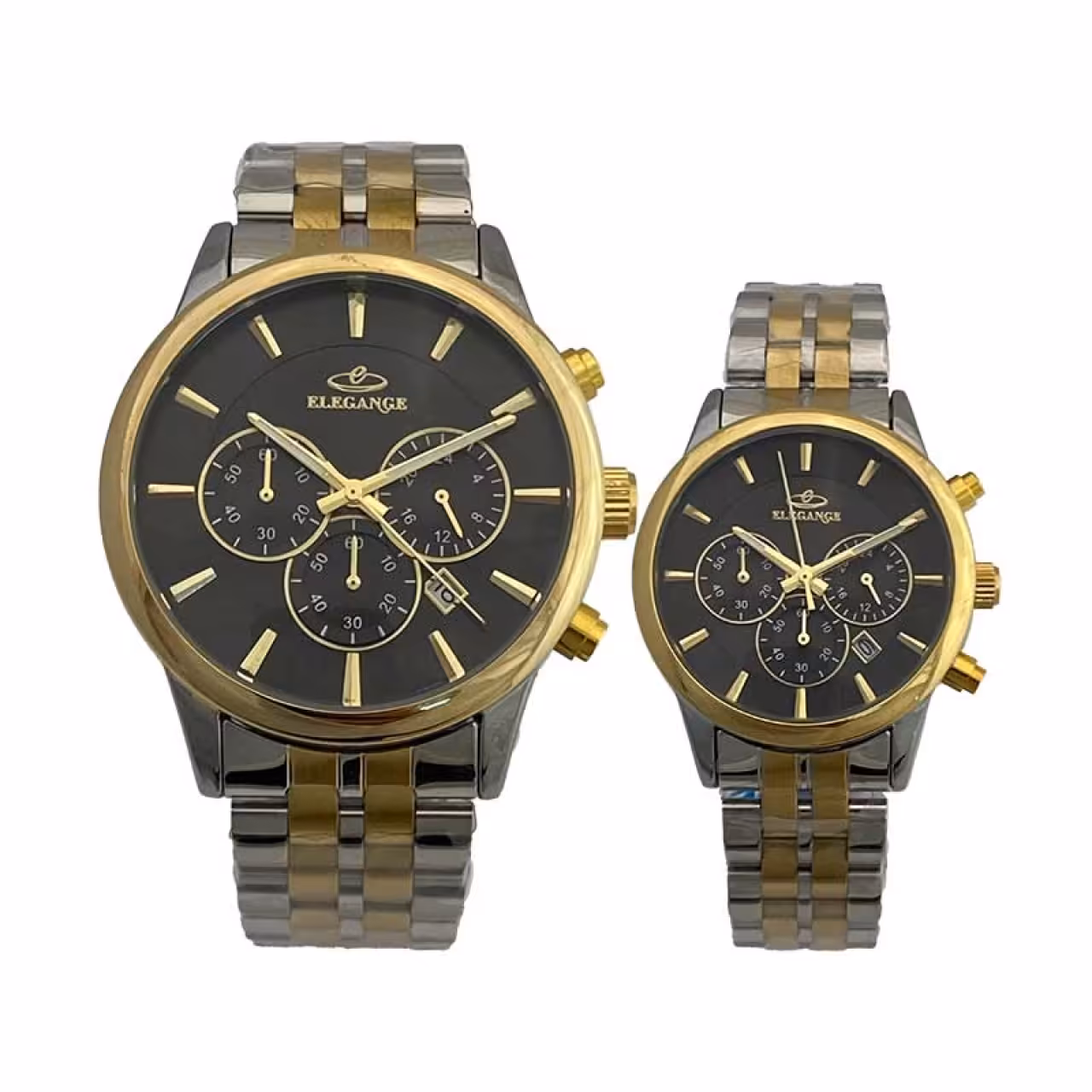 ست ساعت مچی زنانه و مردانه الگانس مدل WS-EDH36904 سه موتوره