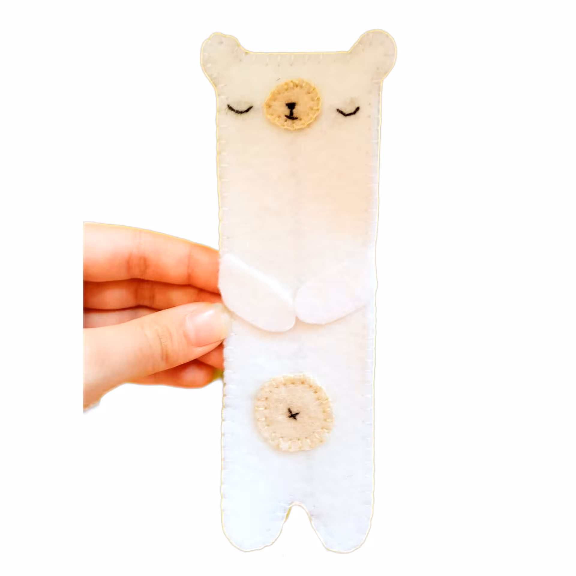 بوک مارک یا نشانگر کتاب طرح خرس قطبی