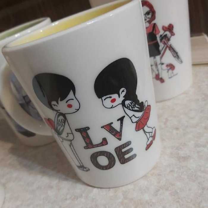 ماگ های50عددی زیبا سرامیکی با پخت در دمای بالا مقاومت کار در برابر سرما و گرما 