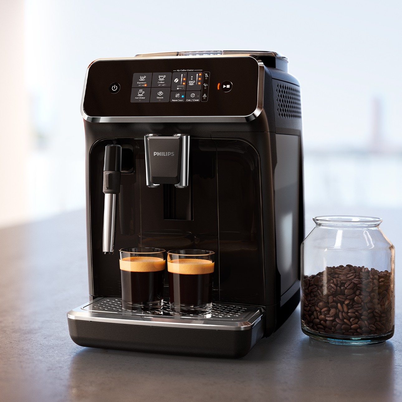 اسپرسوساز  تمام اتوماتیک فیلیپس اسپرسو ساز مدل Philips Ep1200