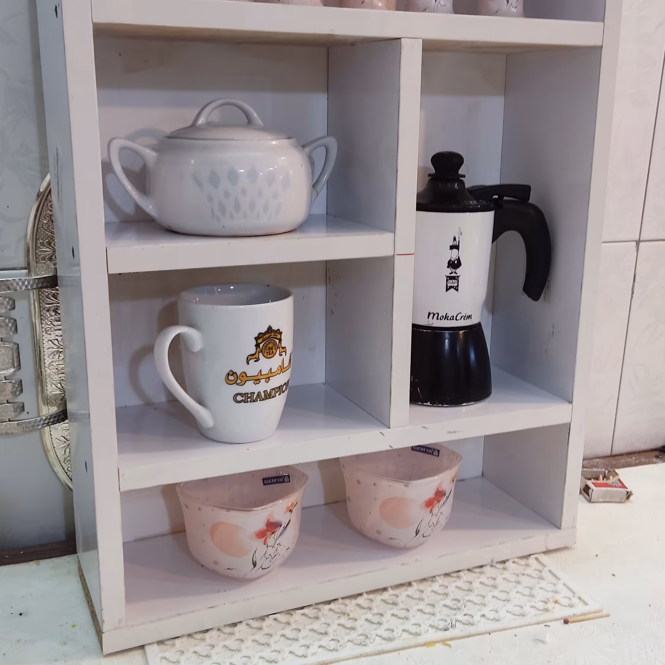 شلف ماگ اشپزخانه شلف لوازم ارایشی  طبقه اتاق کودک