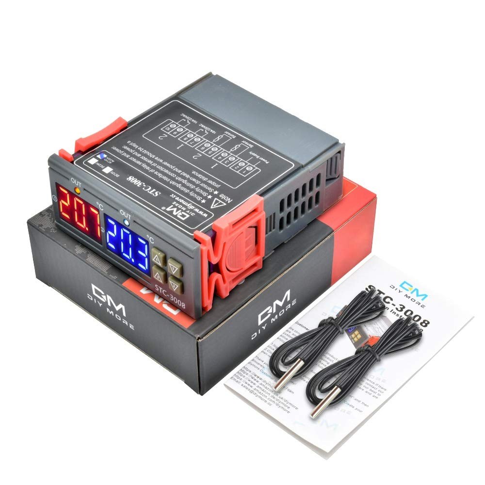 کنترلر دیجیتال ترموستات diymore stc-3008