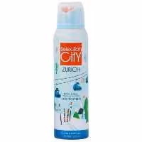 سلکشن سیتی اسپری خوشبو کننده بدن زنانه 150 میل رایحه زوریچ ZURICH