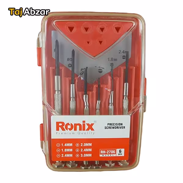مجموعه 6 عددی پیچ گوشتی ساعتی رونیکس مدل RH-2706