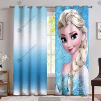 خرید پرده اتاق کودک طرح السا