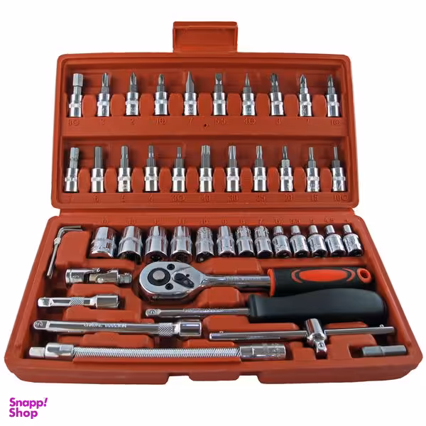 مجموعه 46 عددی آچار بکس مدل SH 1665