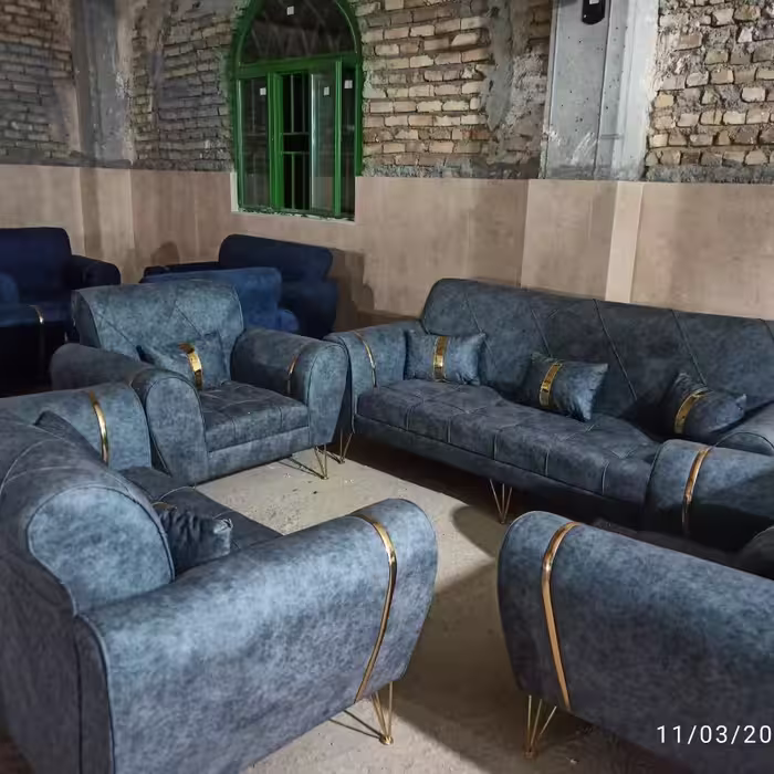 مبل تینا مبلمان راحتی اسکارلت 7 نفره کلاسیک 