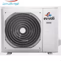 داکت اسپلیت 24 هزار ایوولی به همراه کویل آبگرم و ترموستات لمسی 24.evvoli