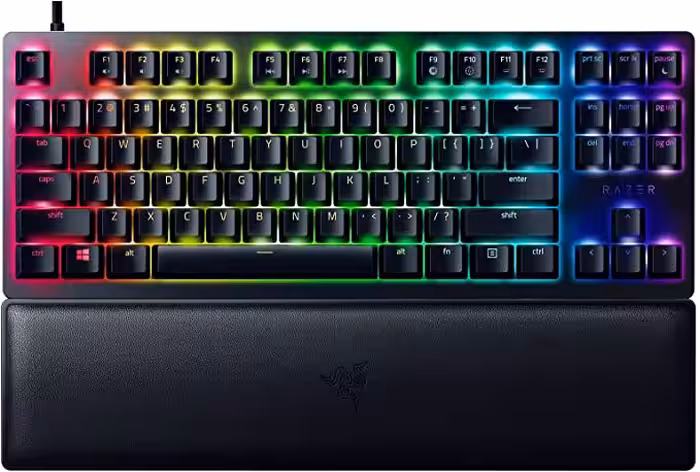 کیبورد گیمینگ ریزر مدل HUNTSMAN V2 TENKEYLESS