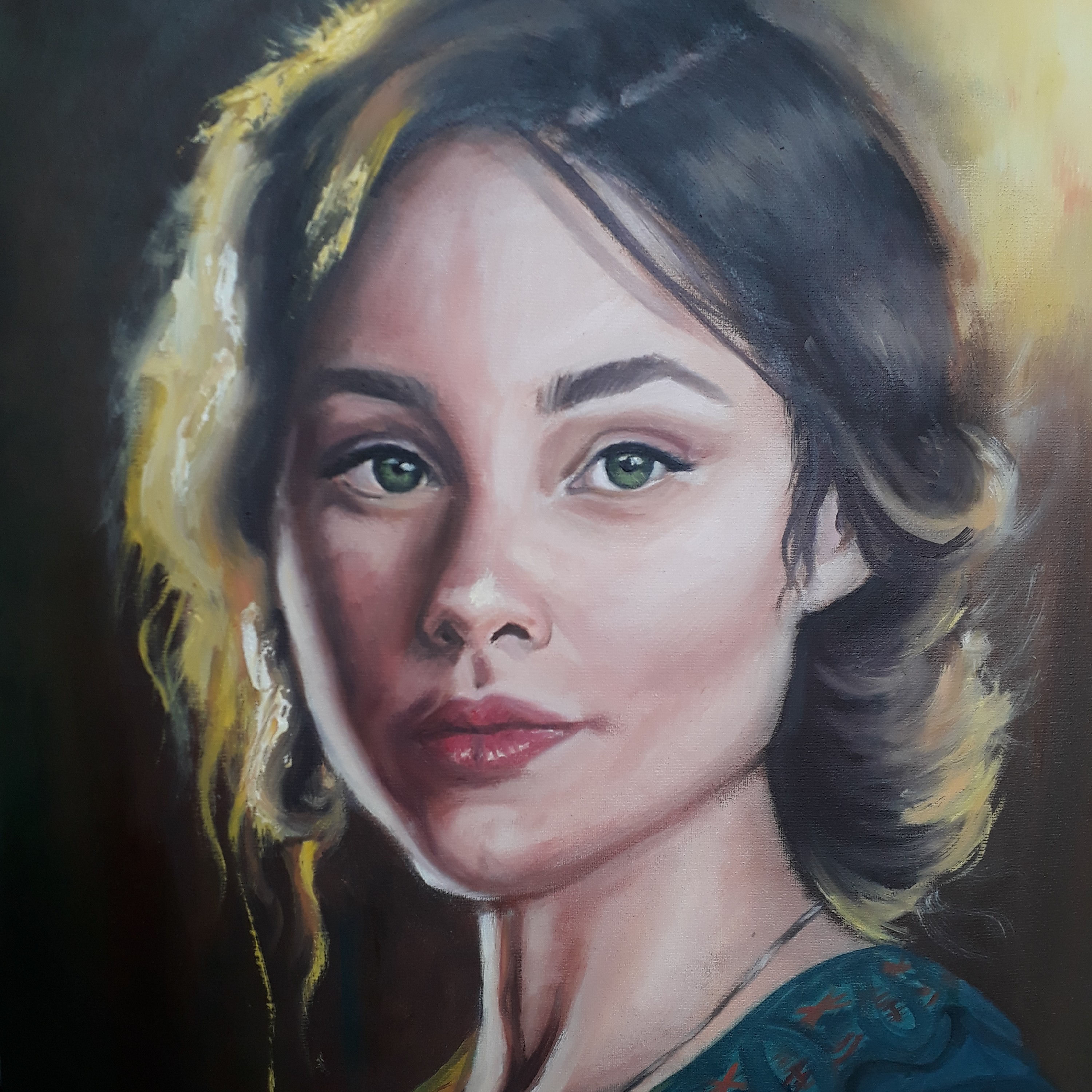 تابلو پرتره 35 در 50 قابل اجرا در انواع سایزهای مختلف