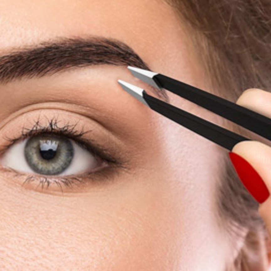 موچین صورت و ابرو حرفه ای انبری فیشر مناسب موهای صورت و ابرو گوش و بینی طرح